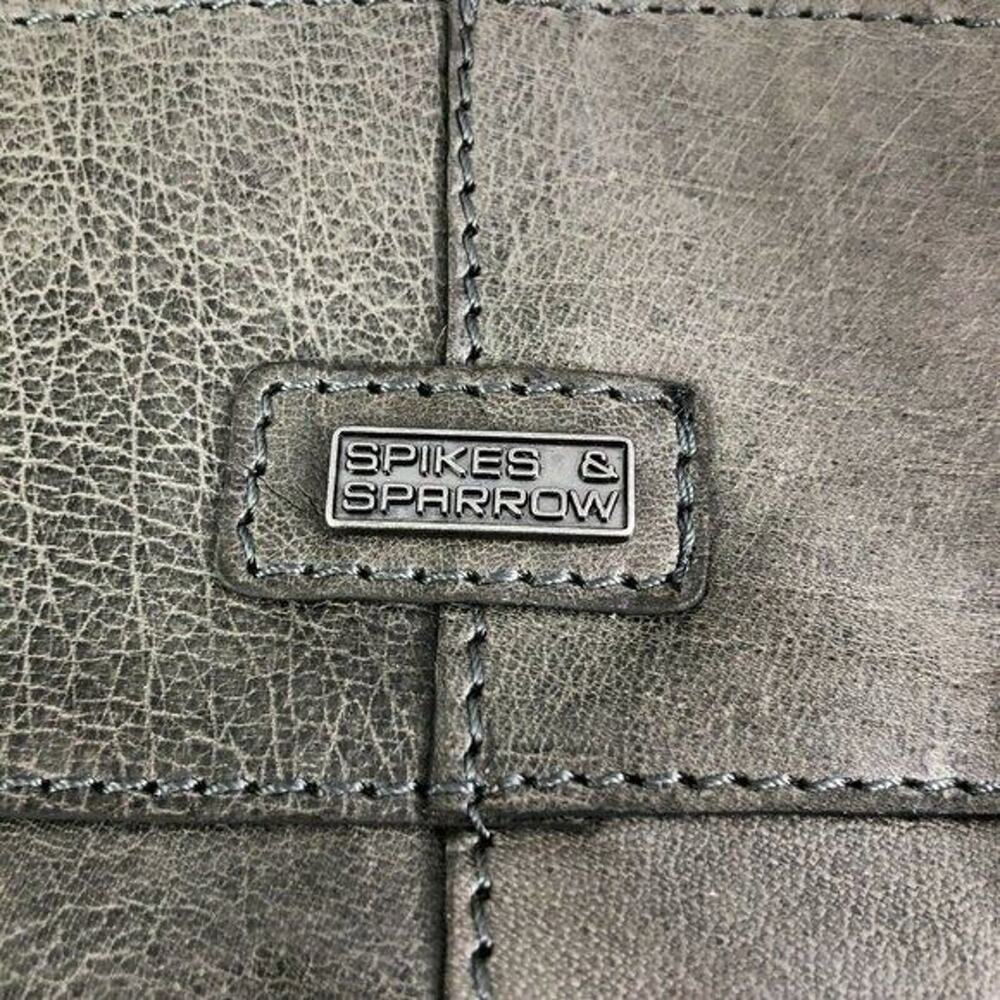 Spikes And Sparrow Women's Leather Addison Shopper Tote Large Gray NWT - Picture 9 of 9